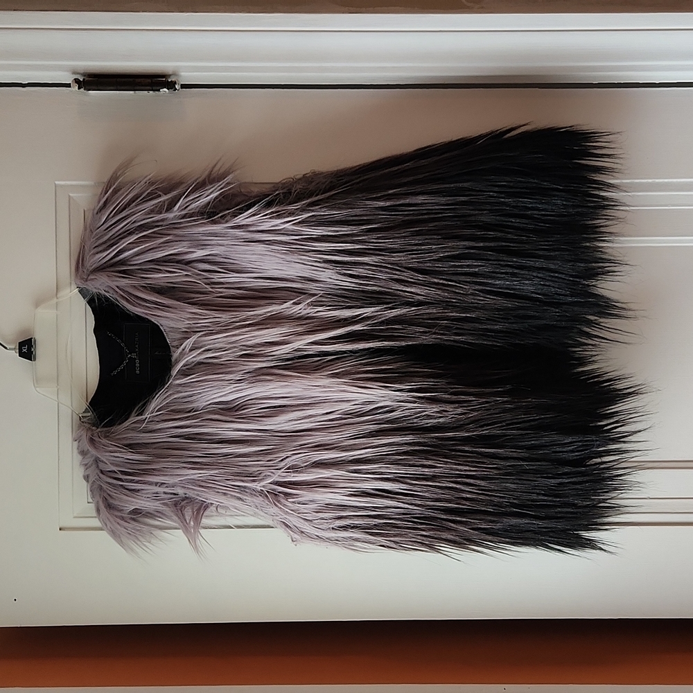 Faux fur vest